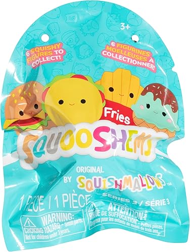 Miniatura 4 de Squishmallows Squooshems Food Series - Paquete de 1 bolsa oficial Kellytoy  Mini bolsa ciega coleccionable misteriosa de juguete blando y exprimible