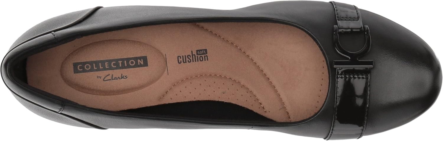 clarks flores poppy wedge pump