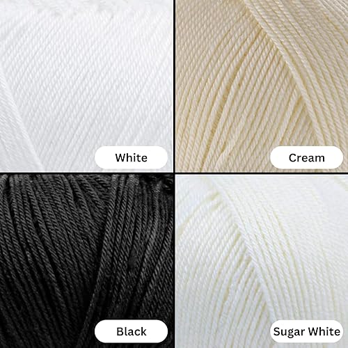 Miniatura 4 de SOWL Hilos acrílicos  Tacto sedoso  Lavanda  Hilo acrílico 100% microfibra 1 madejas de bola de 3.5 onzas, 380 yardas, hilo de peso para tejer y