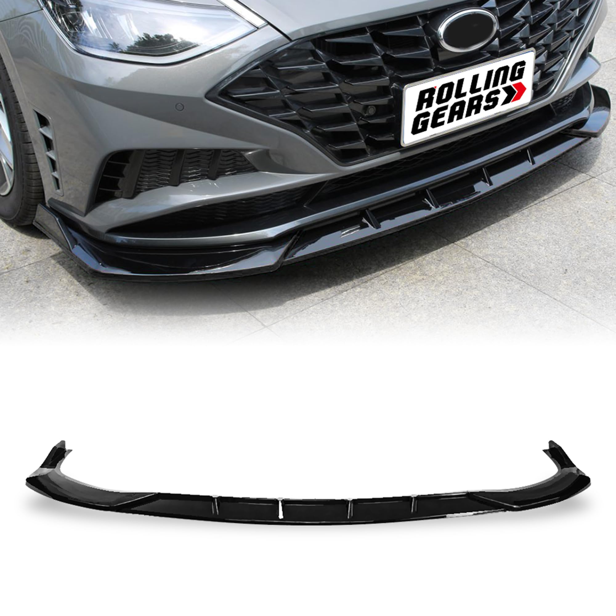 Amazon.com: Rolling Gears Front Bumper Lip Compatible with 2020-2023 ...