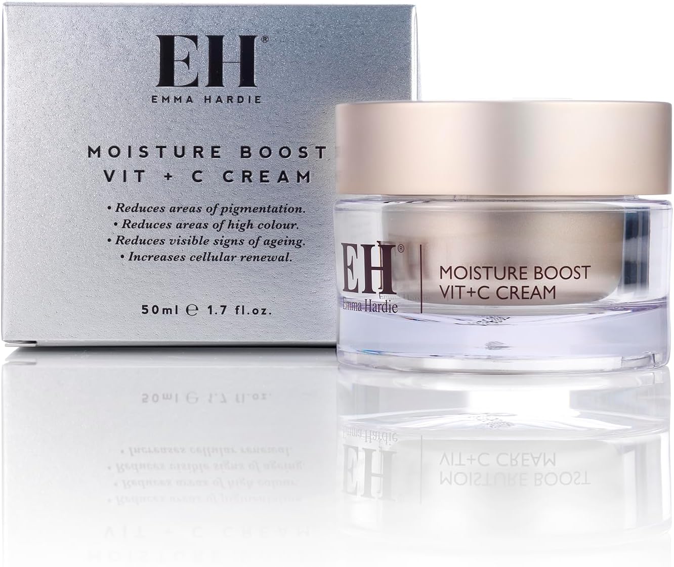 Emma Hardie Vitamin C Face Cream, Anti Aging Cream with Vitamin C, Shea Butter, Vitamin B3, and Grapeseed Oil