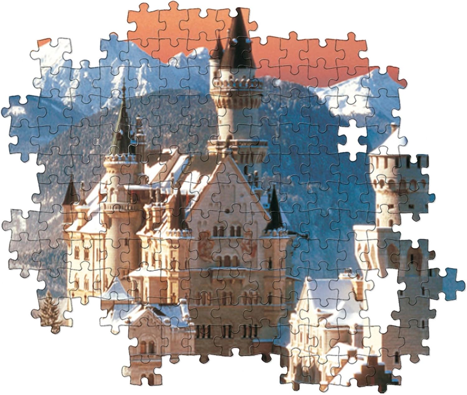 Clementoni Jigsaw Puzzle Collection - Neuschwanstein 1500 Pieces - Poster Included, Puzzle for Adults 14-99 Years, Landscape, Germany, Gift for Men/Women, Made in Italy, 31716