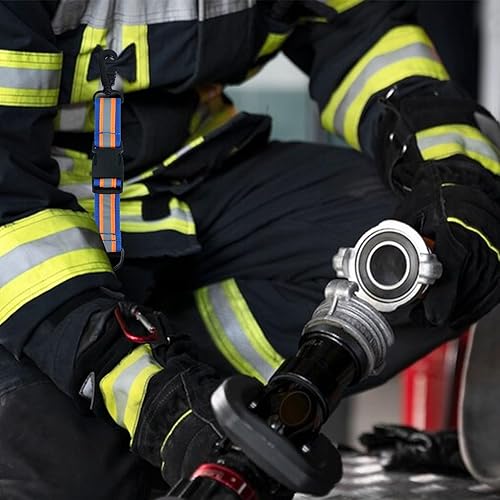 Miniatura 5 de MELOTOUGH Correas de guantes de bombero, soporte para guantes de trabajo con cinta reflectante, clips para guantes de acceso rápido para bomberos