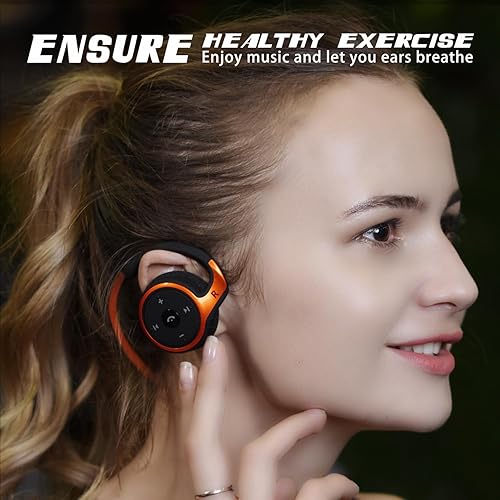 Miniatura 6 de RTUSIA Auriculares Bluetooth pequeños envolventes con micrófono integrado y sonido cristalino, plegables y transportados en el bolso, y batería de
