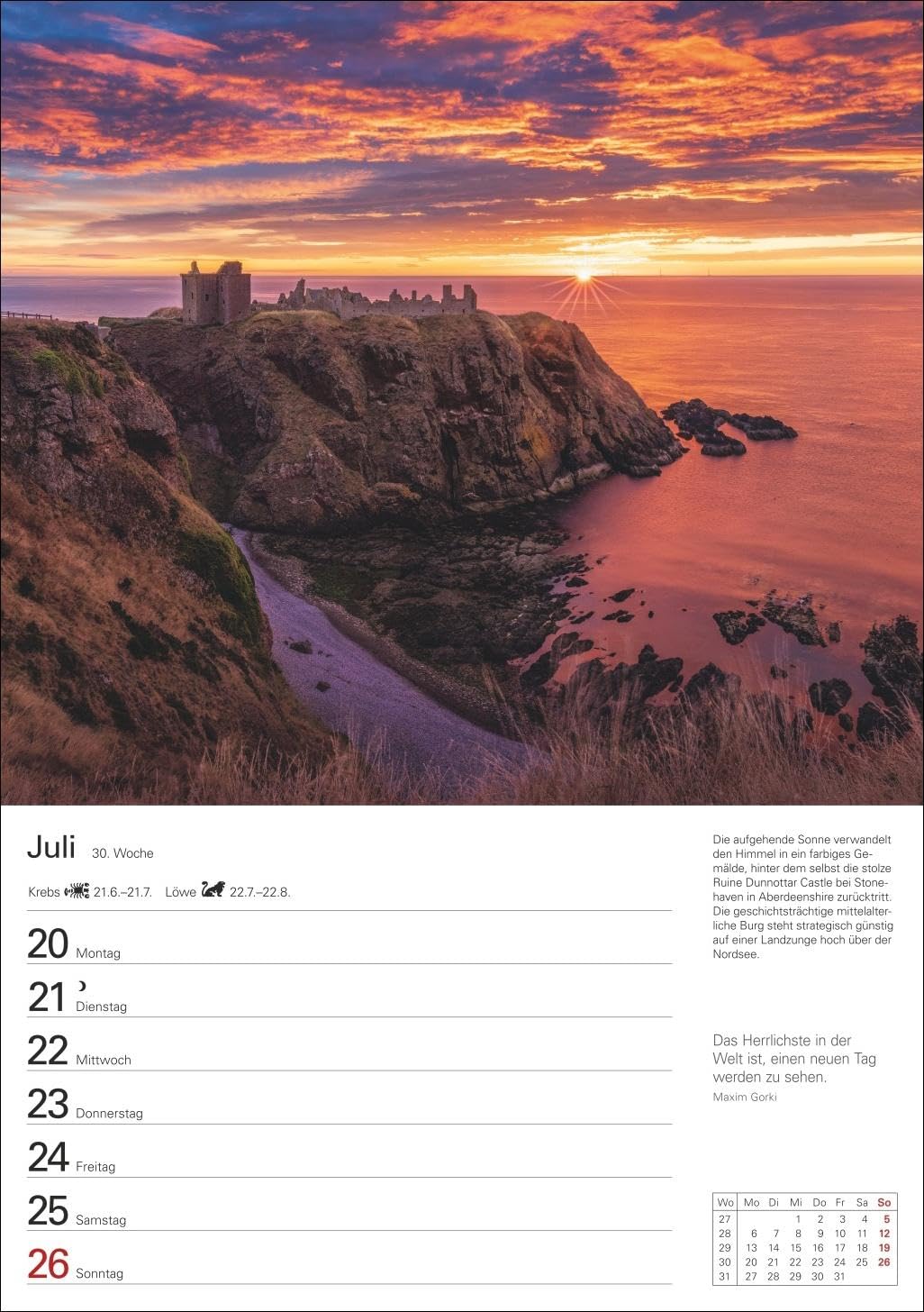 Schottland Wochenplaner 2026 - Eine Reise in 53 Bildern: Schön und praktisch: Terminkalender mit tollen Fotos von Schottland, Wochenkalendarium und Zitaten. Dekorativer Kalender für Organisatorisches