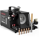 YESWELDER Tungsten Electrode Sharpener Grinder For TIG Welding, TIG Welding Accessories with Multi-Angle 5 Sizes, 110V/230V TIG Welding Rotary Tool with Flat Grinding Block Cut-Off Slot