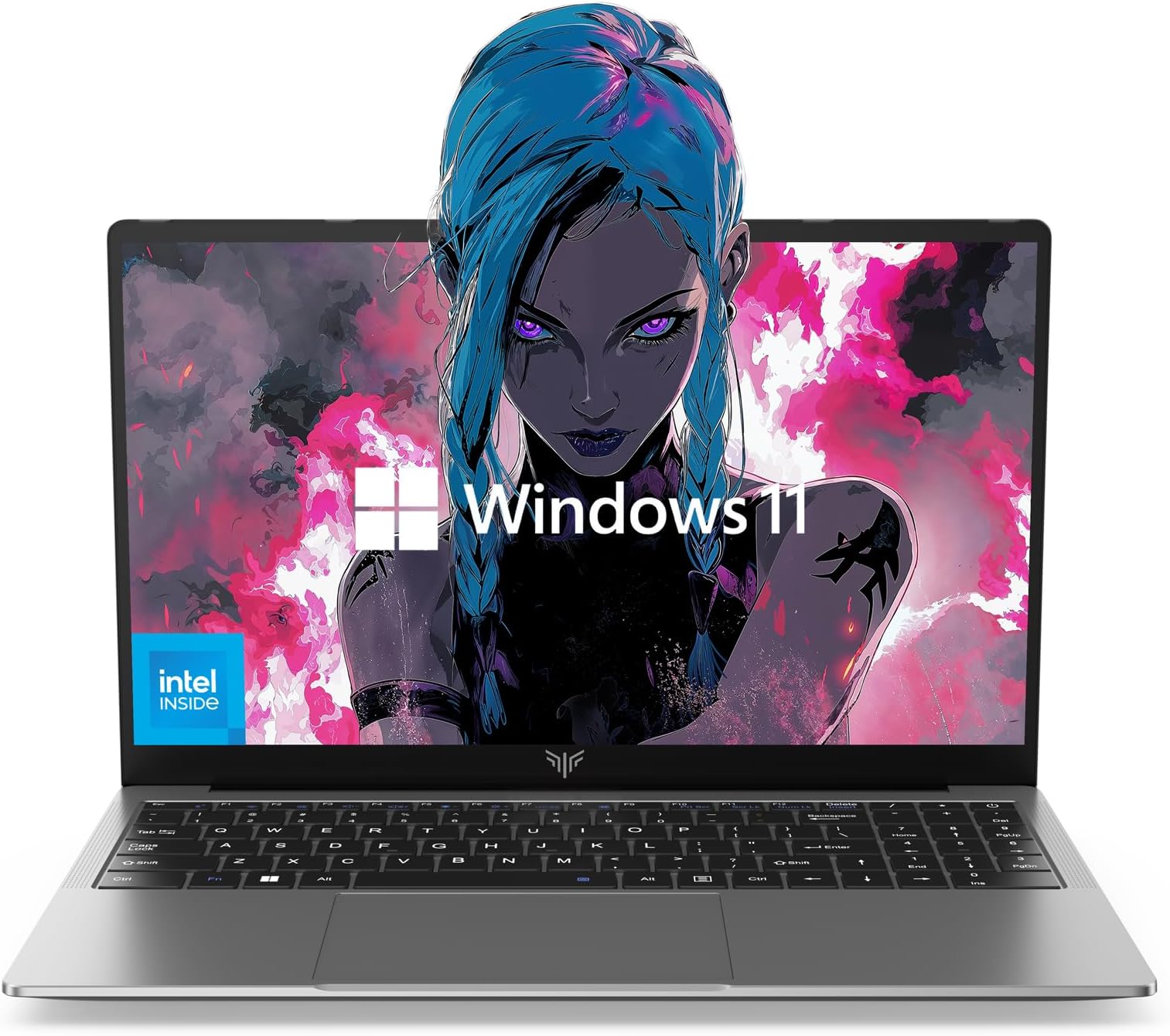 Laptop Computer Intel N97 Windows Laptop 15.6-inch IPS 16GB DDR4 512GB M.2 2280 SSD Traditional Laptops Numeric Keypad WiFi5 HDMI Type-C USB