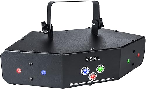 Luces de fiesta luz estroboscópica para escenario luces RGB con sonido activado y control DMX512 luz de DJ portátil para fiesta bar Navidad