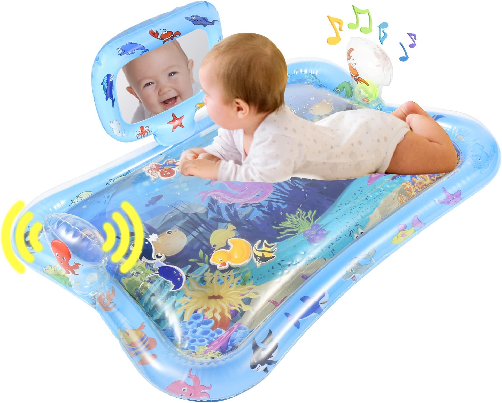 Splashin'kids inflatable tummy time premium water mat