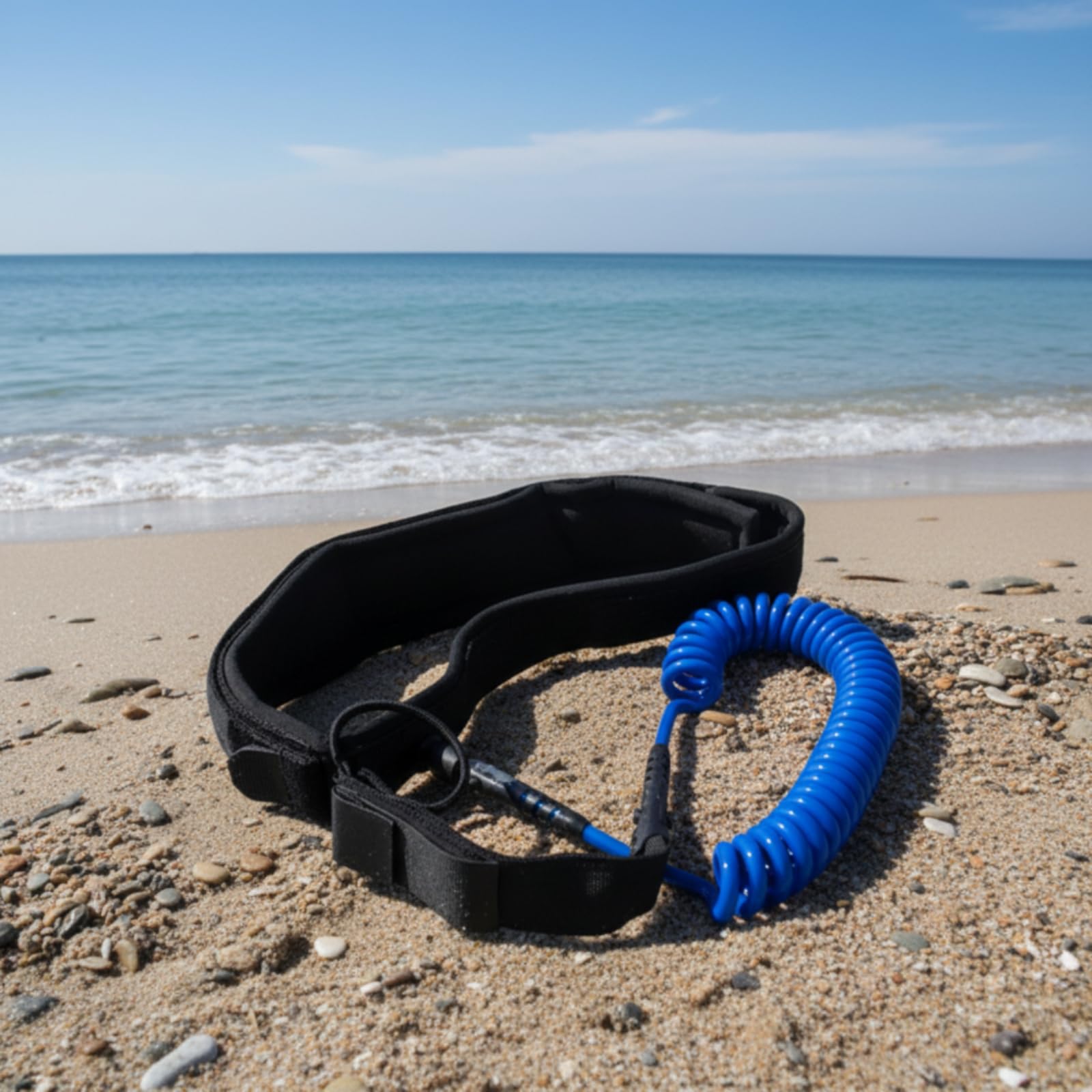 Leash Ceinture Spiralé Leash Taille Universel Accessoire pour Paddleboarrs, Hydrofoil, Vert, 10 Pieds