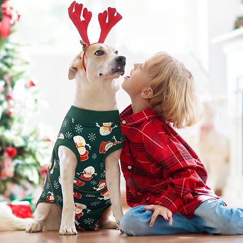 Miniatura 193 de Kuoser Traje de cirugía para perro, cómodo traje de recuperación para perros, mameluco protector posoperatorio, alternativa suave al cuello E