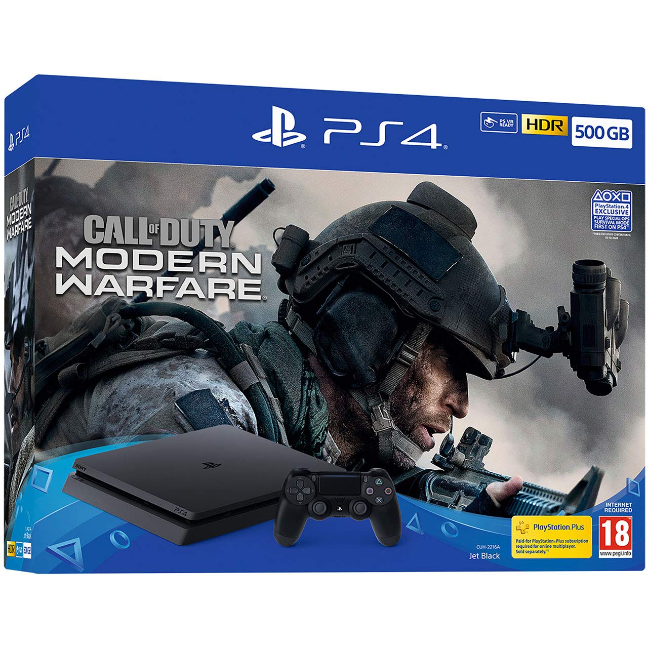 Call Of Duty: Modern Warfare PS4 500GB Bundle - PlayStation 4 [Edizione: Regno Unito]