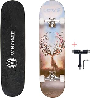 WHOME Pro Skateboard Complete for Adult Youth Kid and Beginner - 31