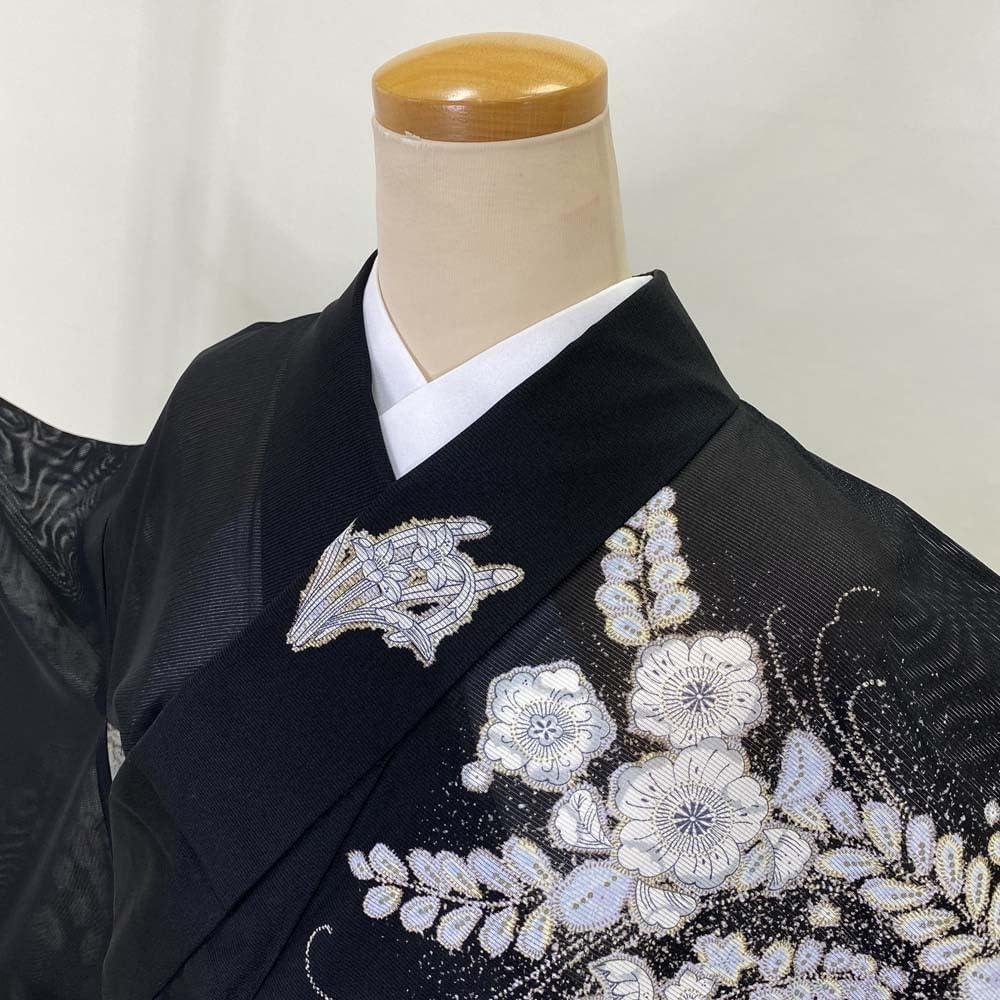 6515 フルセット 訪問着 辻が花 翠山工房 辻ケ花 やまと 絞り 紫 袋帯