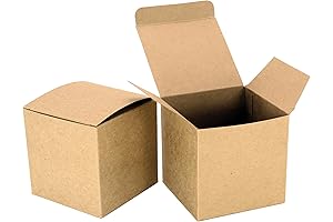 Oletx Small Cardboard Box 3x3x3 Inches (Pack of 25)