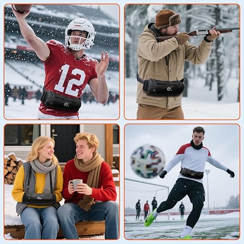 Miniatura 8 de Heated Hand Warmer Pouch,Hand Warmers Poucn with 3 Levels Heating, Ideal for Football, Camping,Hunting, Portable and Waterproof Football Hand Warmer