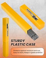 Vista 5 de Saker E6013 Varilla de Soldadura 3/32 Pulgadas 1 Libra Electrodos de Soldadura de Barra de Acero al Carbono