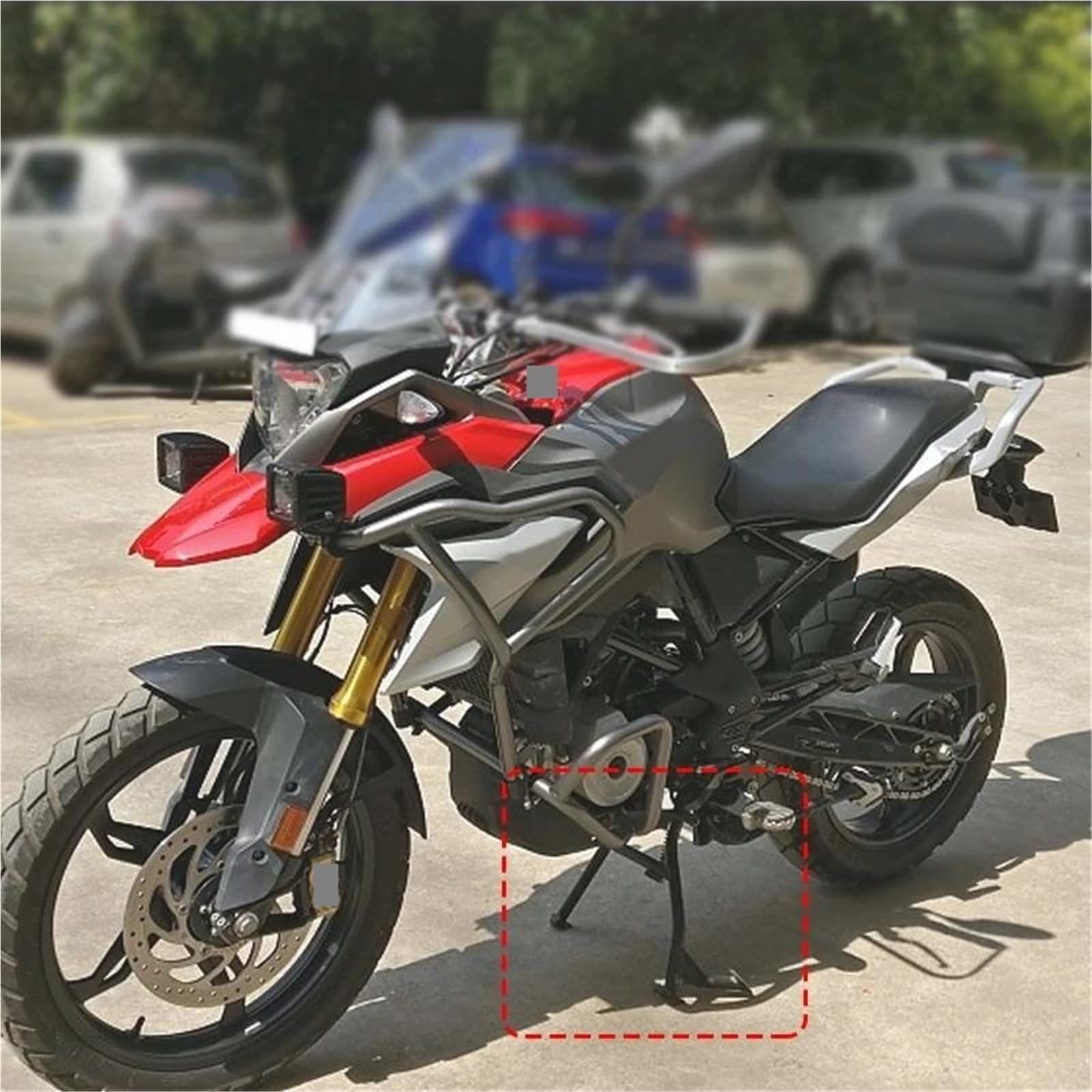 Soporte Rueda Moto Soporte De Caballete Combinado Para Motocicleta, Soporte De Pilar Central, Soporte De Caballete De Estacionamiento Central Para BMW Para G310GS 2017-2023