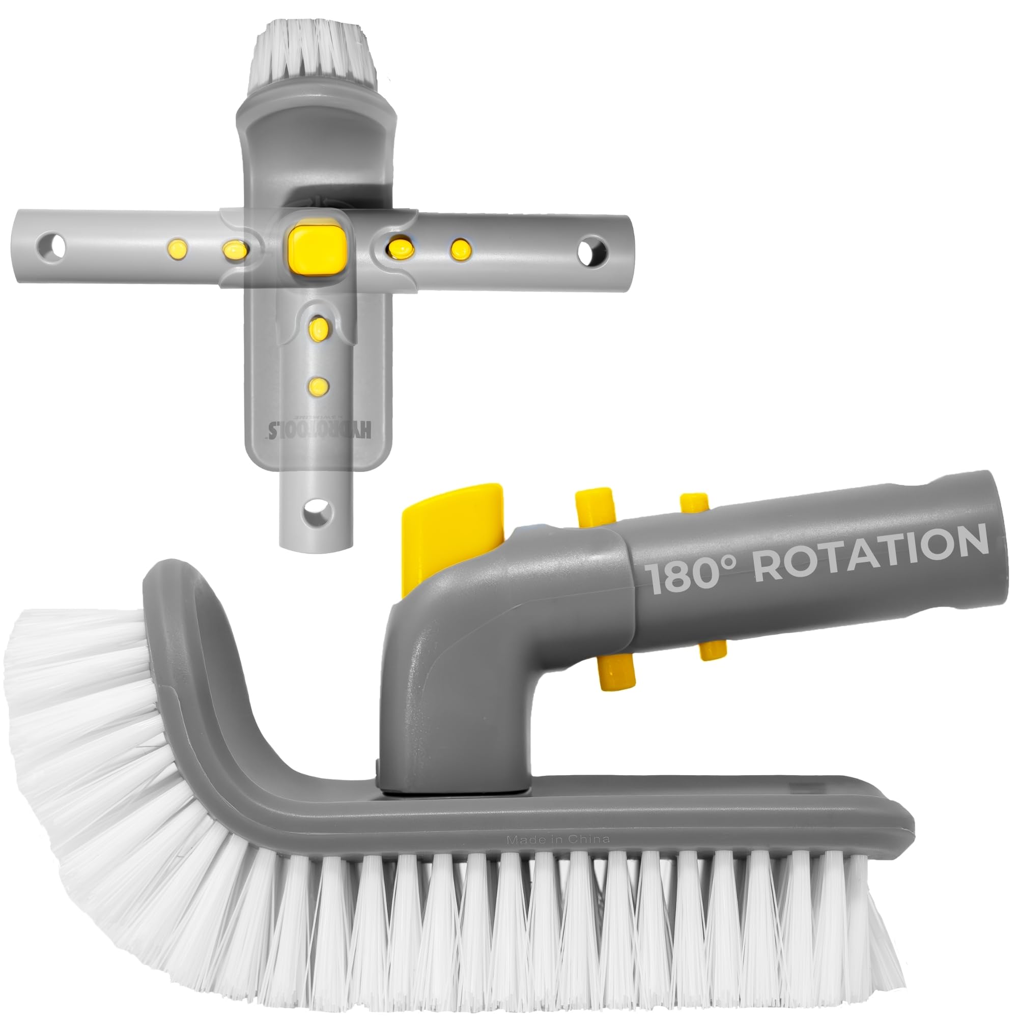 Swimline Pool, Corner & Step Brush (180-degree)