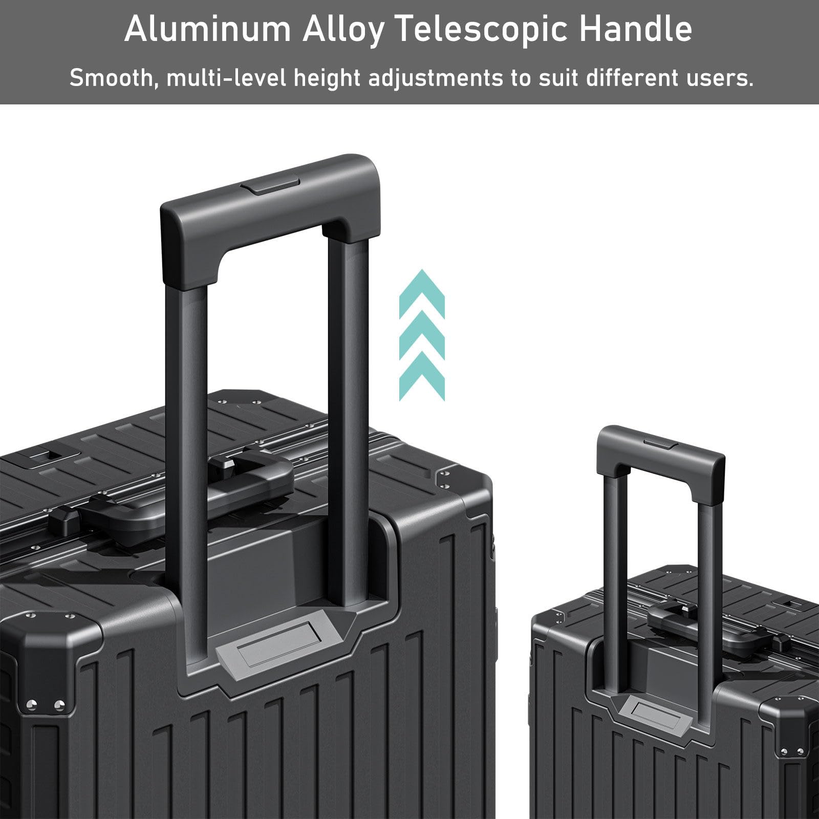 LEOVEN Valigia Trolley Rigido, LM-2199 Trolley Bagaglio a Mano, PC Rigido Guscio, Telaio in Alluminio, Sezione Impermeabile Dedicata, Serratura TSA, Ruota Silenziosa 360°, Resistente