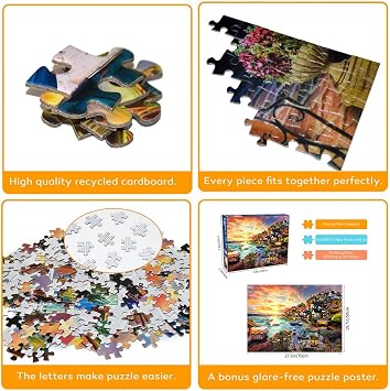 Harbor Sunset 1000 Piece Jigsaw Puzzles for Adults