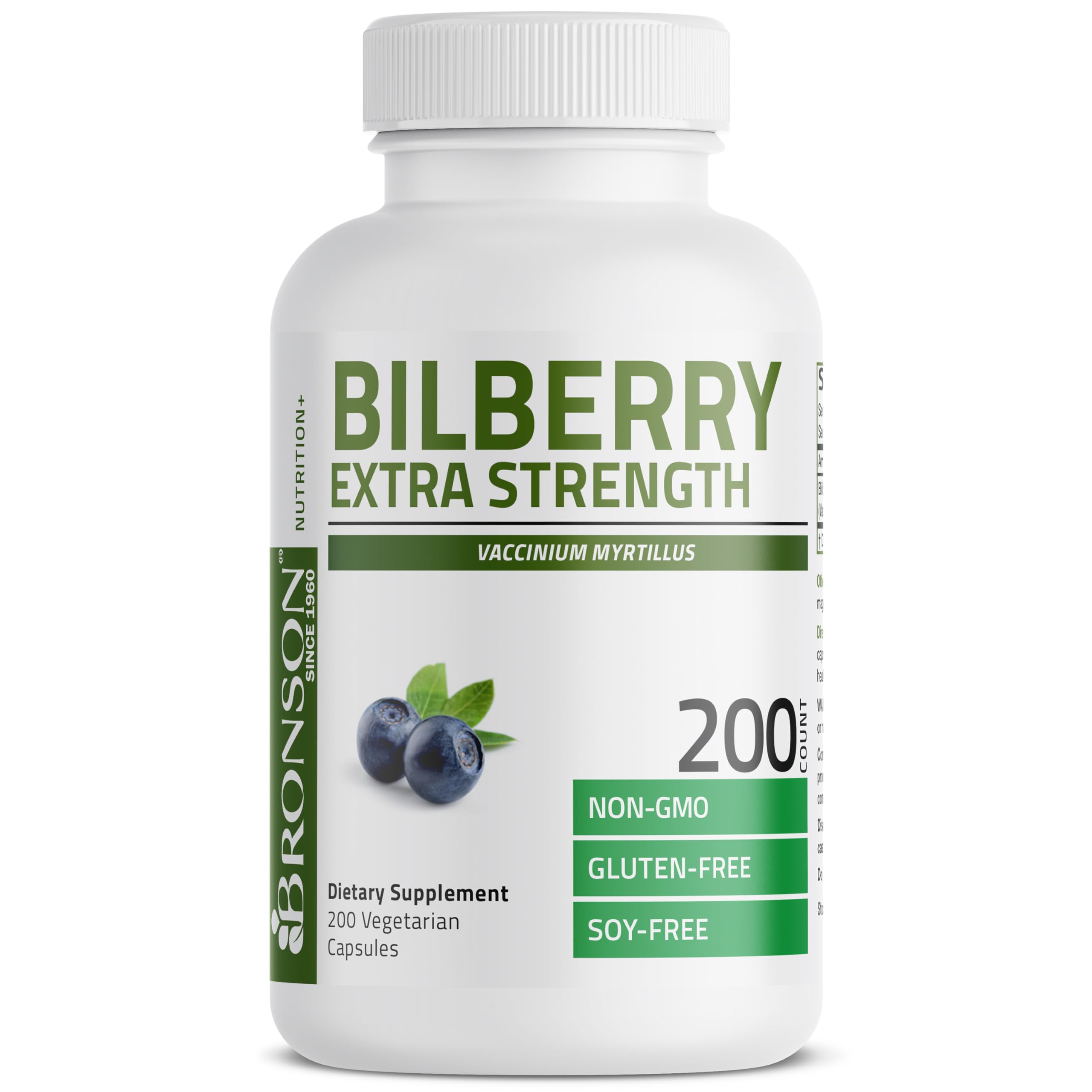 Bronson Bilberry Extra Strength Eye & Vision Support, 200 Capsules — Amazon image 3