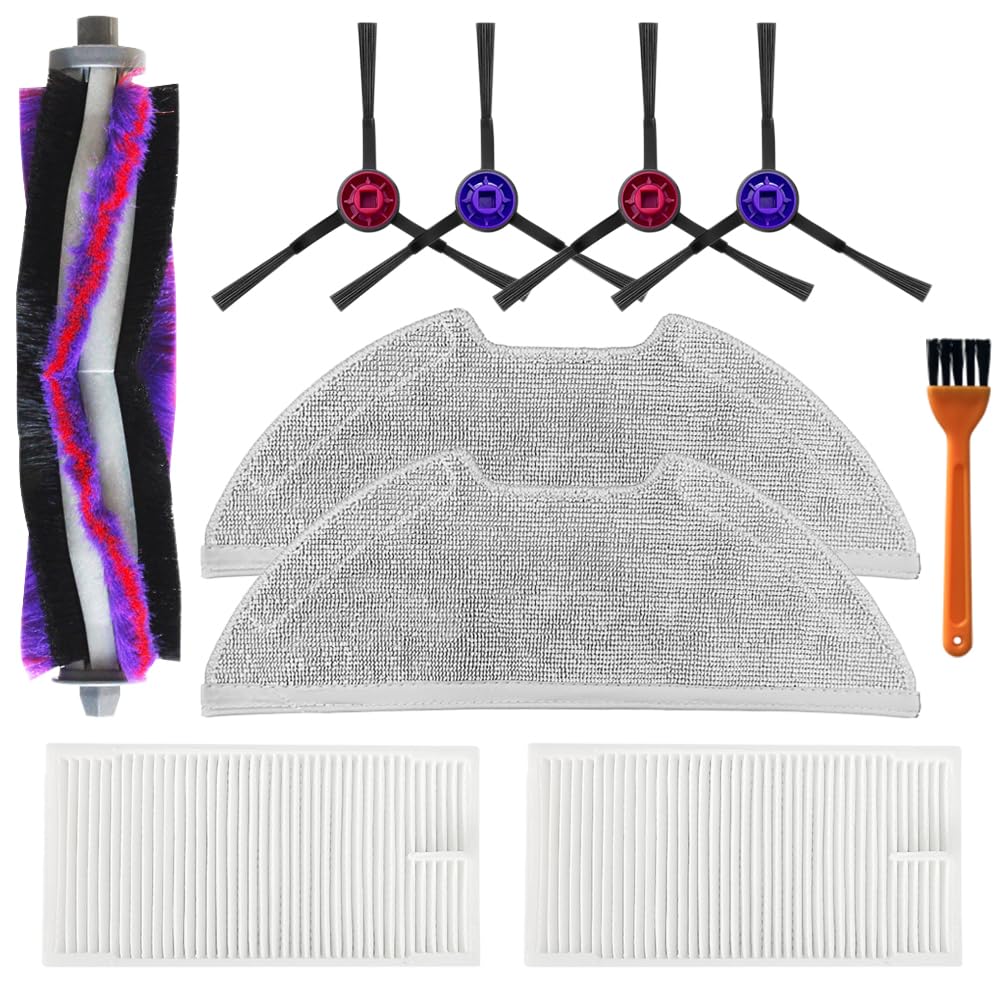 Filtros y cepillos Eureka E10s para solucionar la pérdida de succión del robot