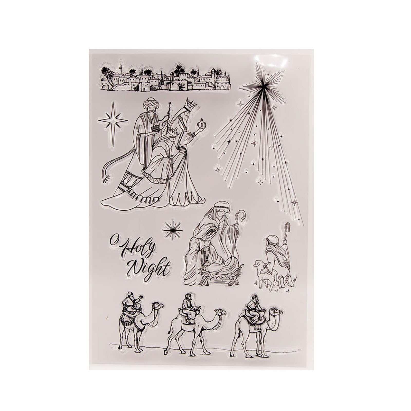 Yhplxyuus Arabian Silicone Clear Seal Stamp Scrapbooking Embossing Photo Album Decorative Paper Card Craft Home Decor Clear Stamp