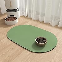 Vista 12 de Tapete absorbente para perros para comida y agua, tapete de alimentación de mascotas de secado rápido, sin manchas, ideal para bebedores desordenados