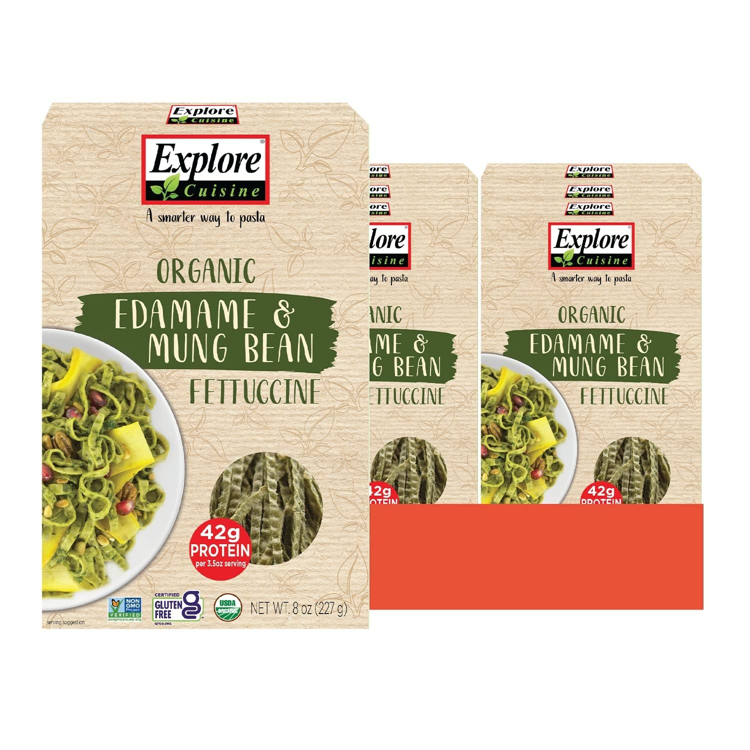 Explore Cuisine Edamame Spaghetti, Organic, 200g (Pack of 1) — view 7