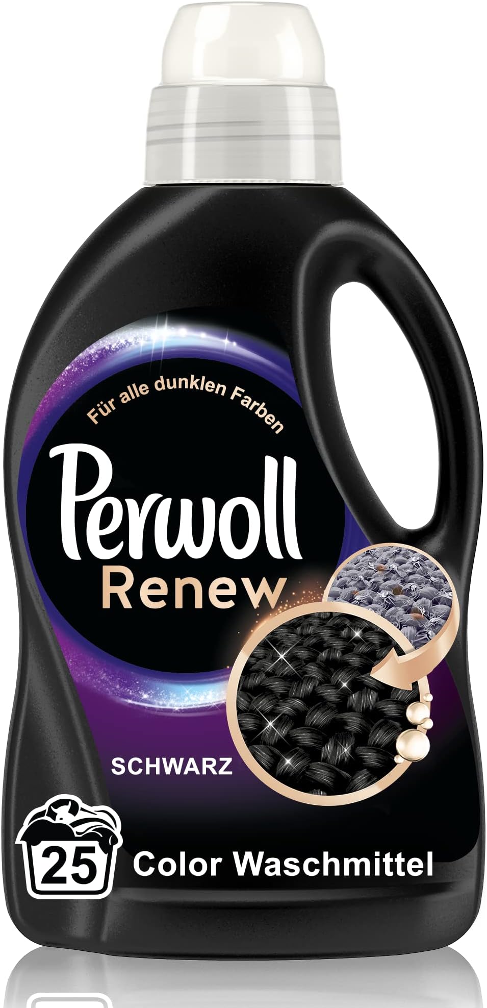 Renew Black (25 Washes) Detergent for All Dark Colours, Mild Detergent Strengthens Fibres and Improves Colour Intensity