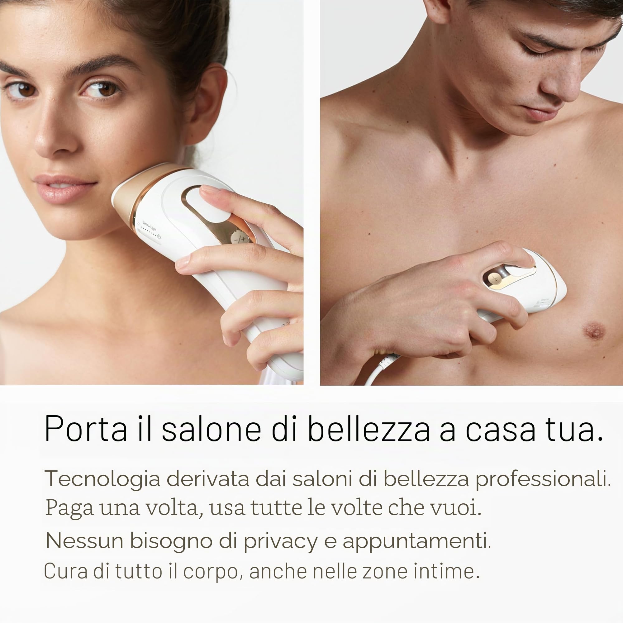 Braun Epilatore Luce Pulsata Silk·Expert PRO 5, Epilazione A Casa Tua, con Custodia, Rasoio Donna Venus, 2 Testine, PL5152