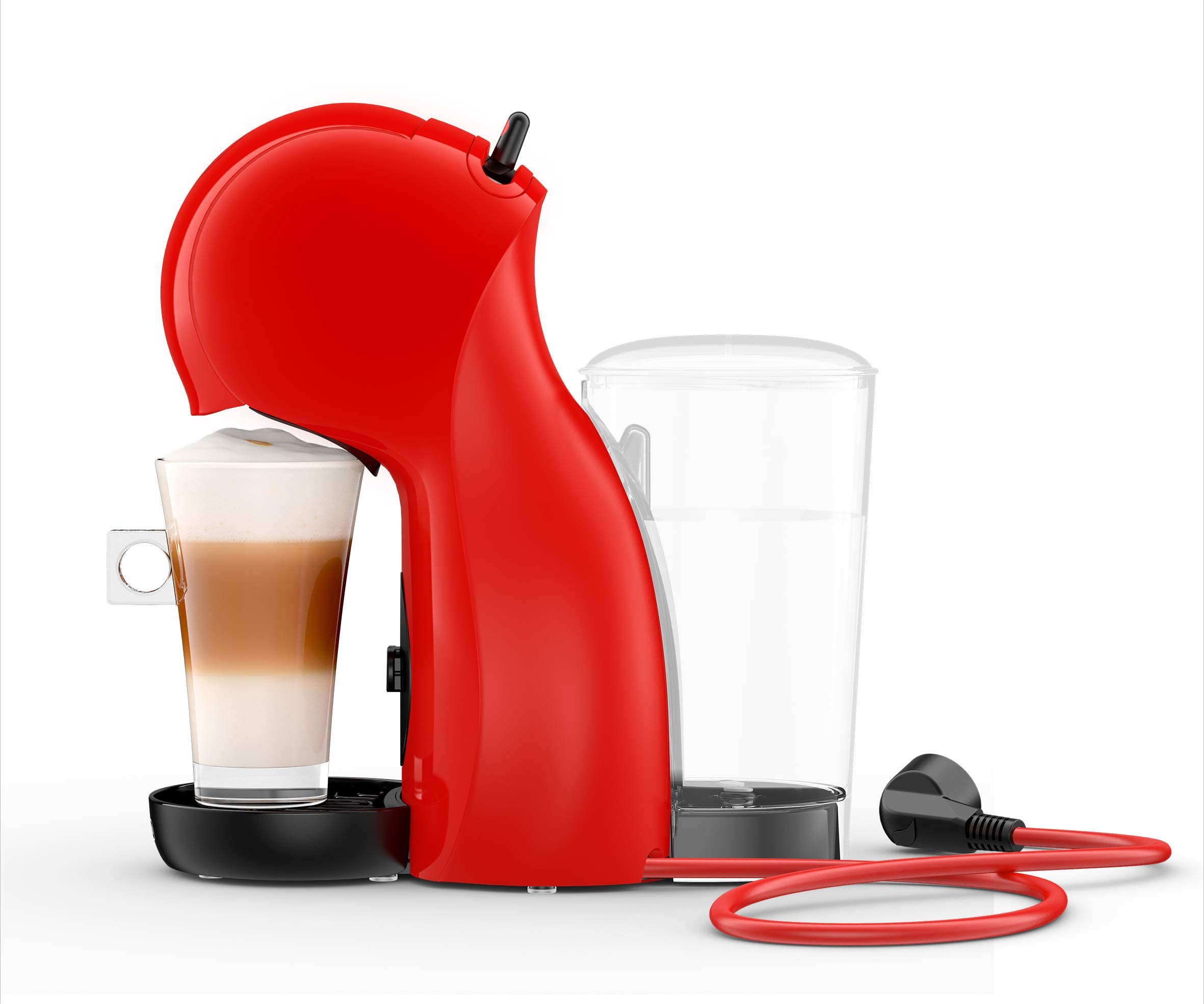 De'Longhi Nescafé Dolce Gusto Piccolo XS EDG210.B, Cafetera Cápsulas, Diseño Super-Compacto, Cafetera Manual para Café y Otras Bebidas, 1500W, Negro