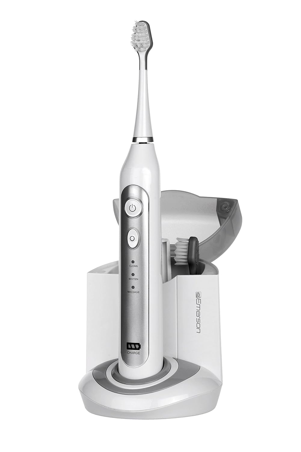 Rechargeable Sonic Power Toothbrush with Timer and Replacement Heads, ER109001