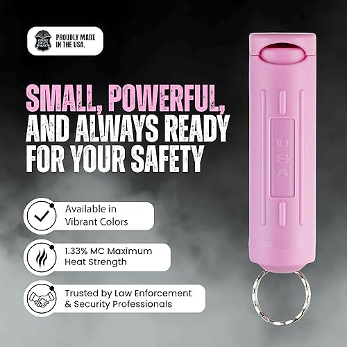 Miniatura 10 de Police Magnum Llavero Pepper Spray Flip Top Safety 2 Pack 12 oz  Máxima resistencia al calor OC con tinte  Soporte táctico pequeño compacto  para