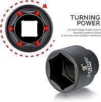 Vista 2 de Neiko 02379A - Juego de llaves de vaso de impacto 3/4 pulgadas