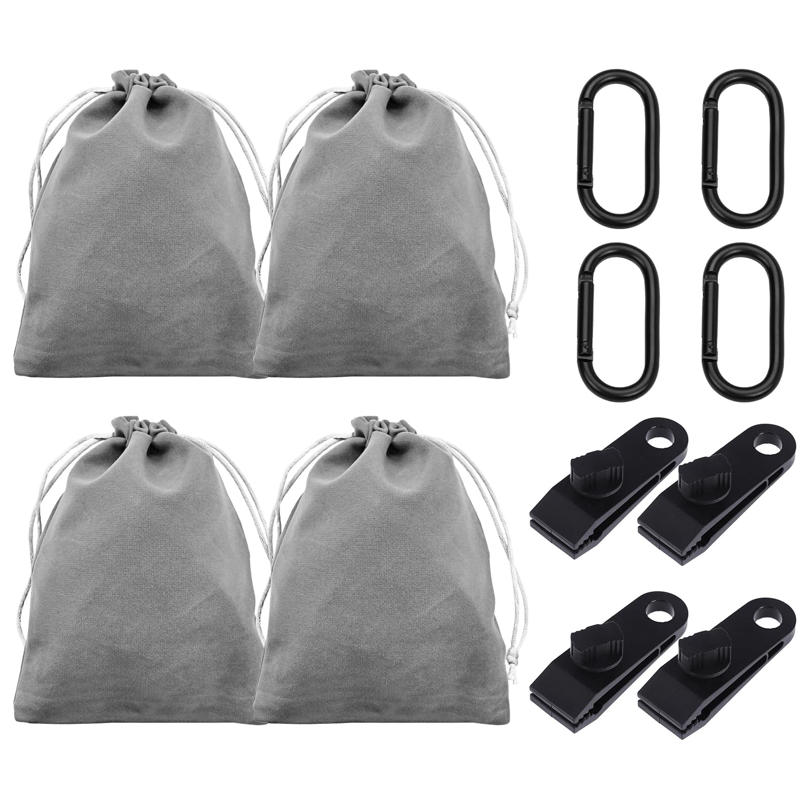 Leste Pour Lot De 8 Poids Pour Rideaux D'extu00e9rieur, Sacs De Sable En Toile De 425 Rideaux Exterieur