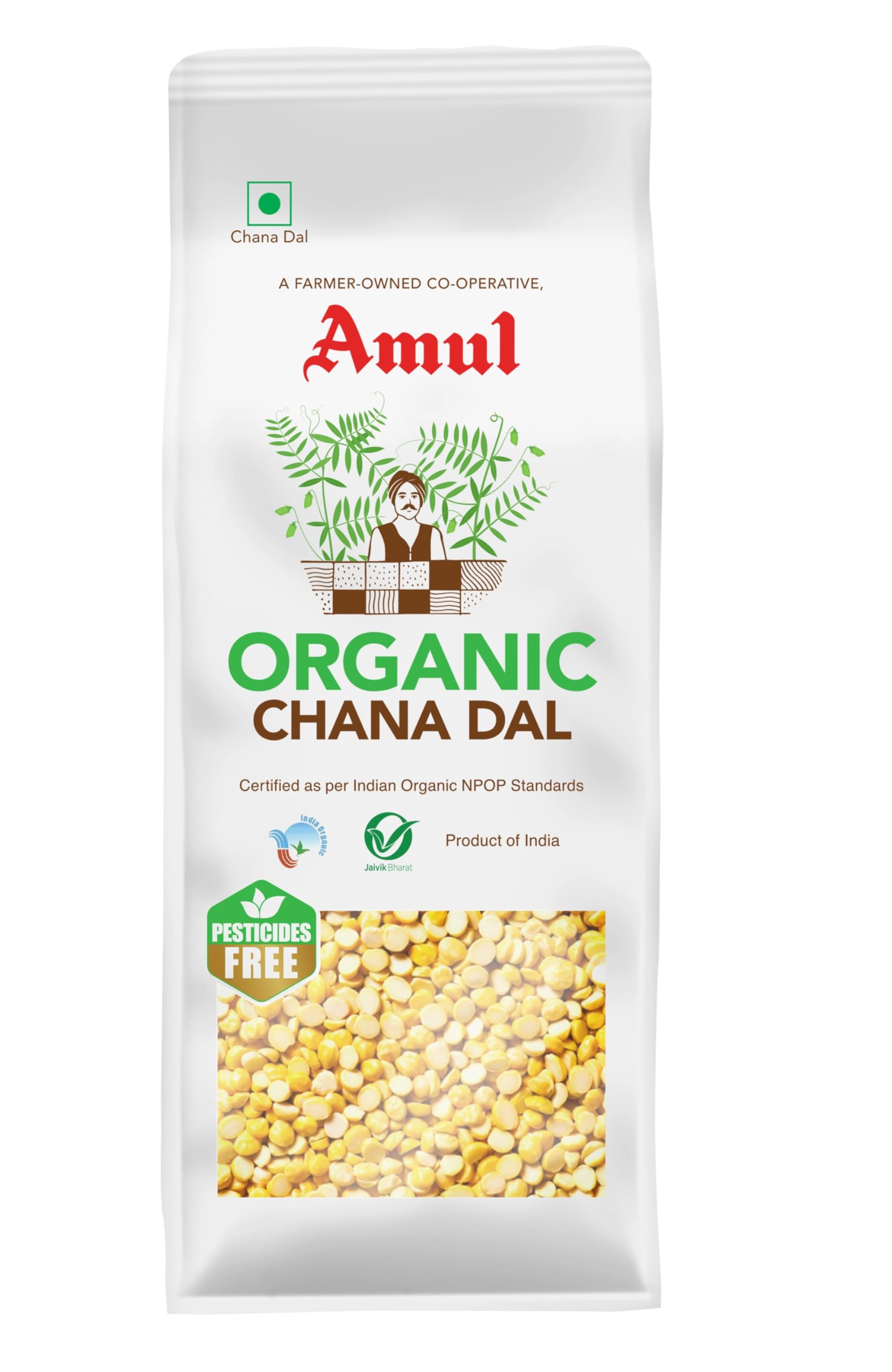 Amul Organic Chana Dal Bag, 500 g-image-26