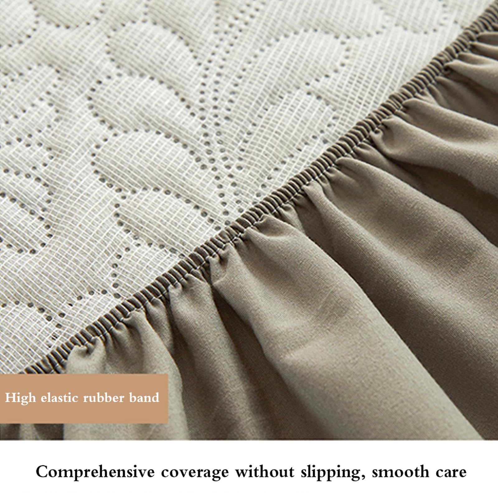 Drap Housse 140 x 190 + 30 cm Protège Matelas Impermeable Noir
