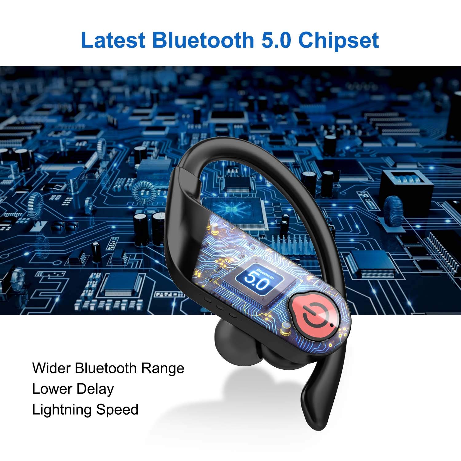 Wireless Earbuds Bluetooth 5.0 Headphones Review - Dettaglio