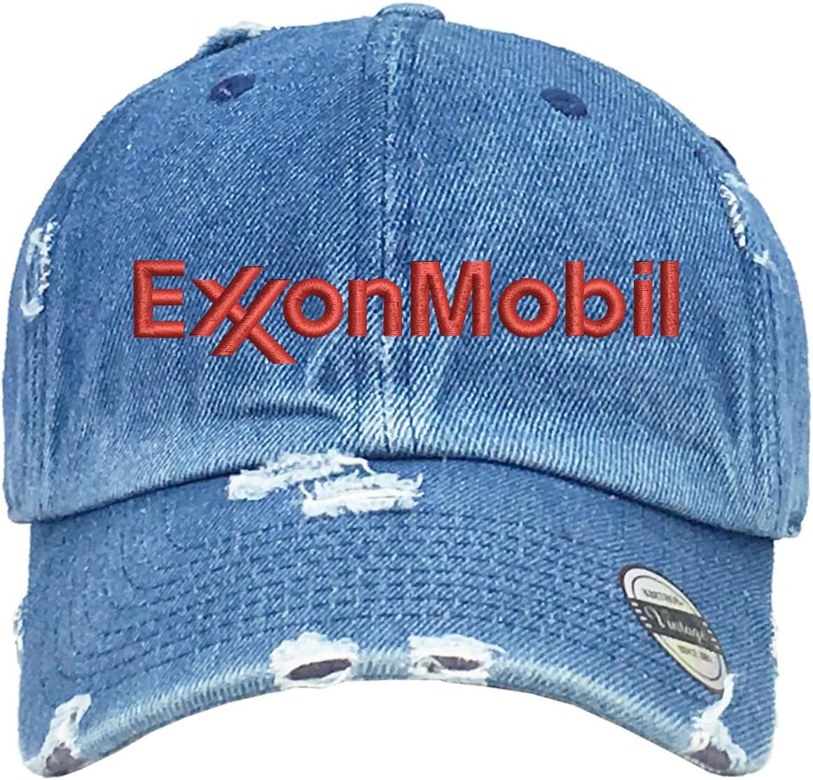 ALLNTRENDS Exxon Mobil Dad Hat Embroidery Adjustable Embroidered Cap