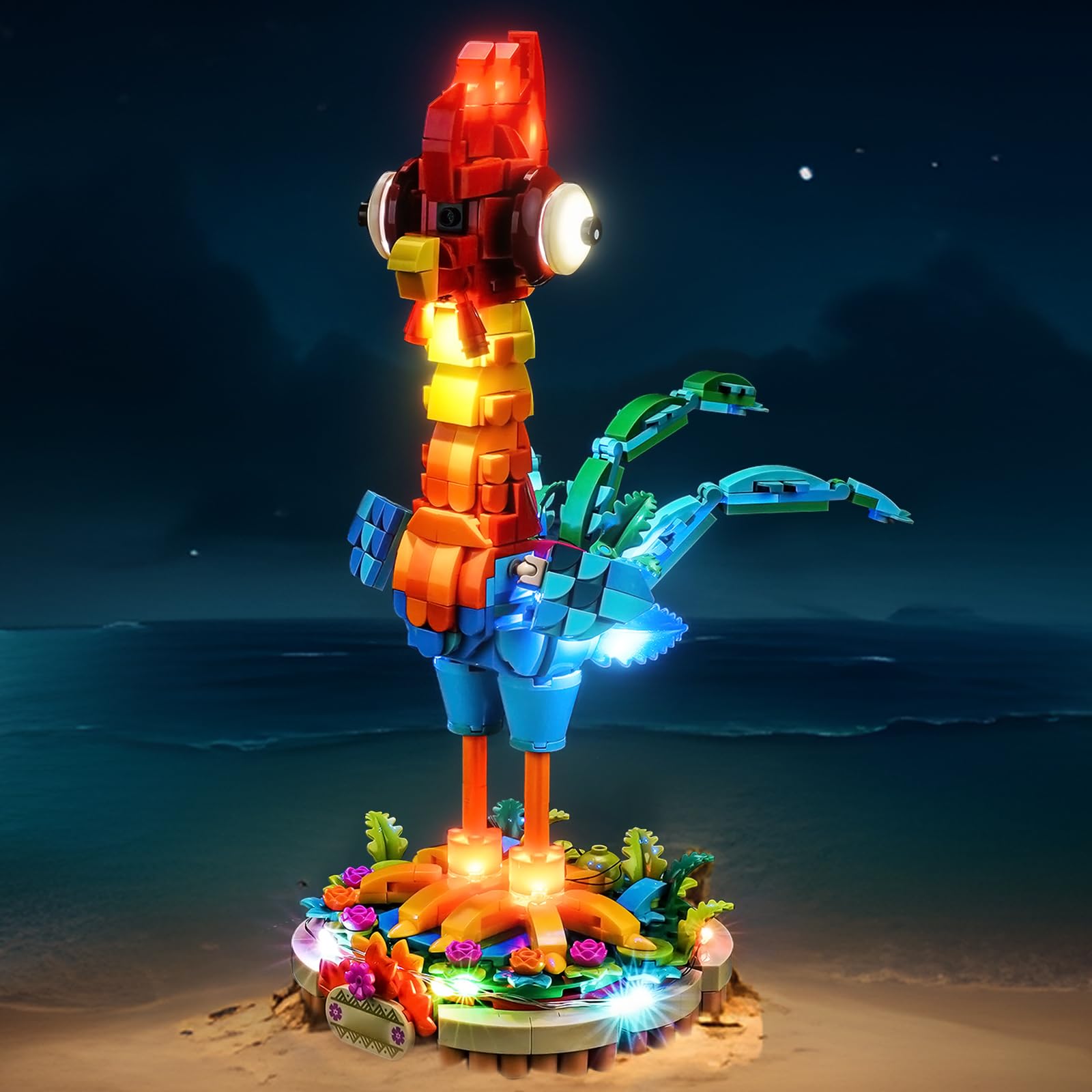 Brickshining LED Lighting Compatible with Lego 43272 Heihei - JUST Lights, Light Kit Compatible with Lego 43272, NOT Included The Model Set