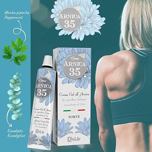 Miniatura 6 de Dulàc Crema de gel de árnica natural extra fuerte de 17 onzas líquidas con 35 de árnica montana orgánica moretones alivio de articulaciones y