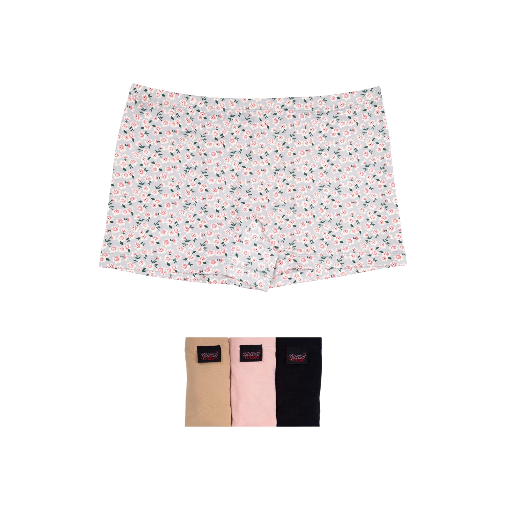 Women Cotton Modal Lycra Boyshorts Pack of 4-picture-23