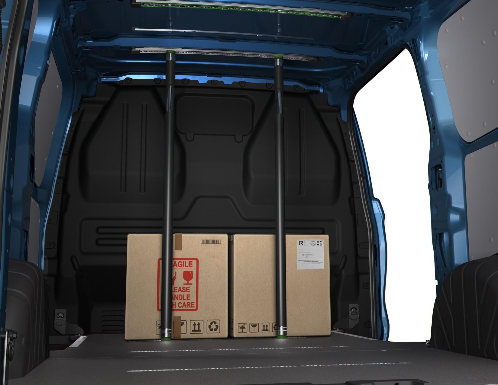 Ford Original Transit Custom ab 2023 Sperrstangen zur Ladungssicherung Aluminium - 2 STK