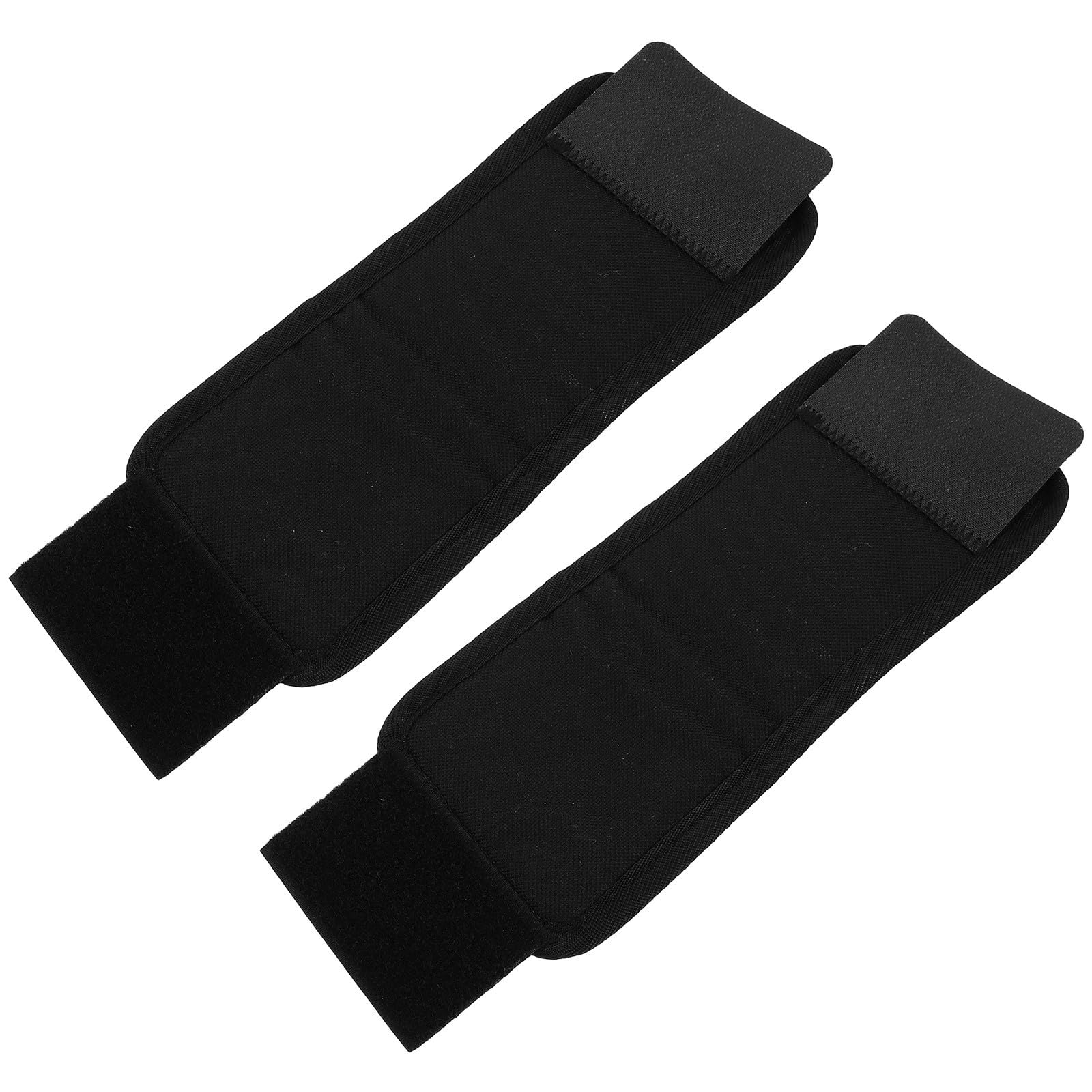 Botas protectoras para patas y cascos de caballo funda tela Oxford negra 2 piezas cuidado equino