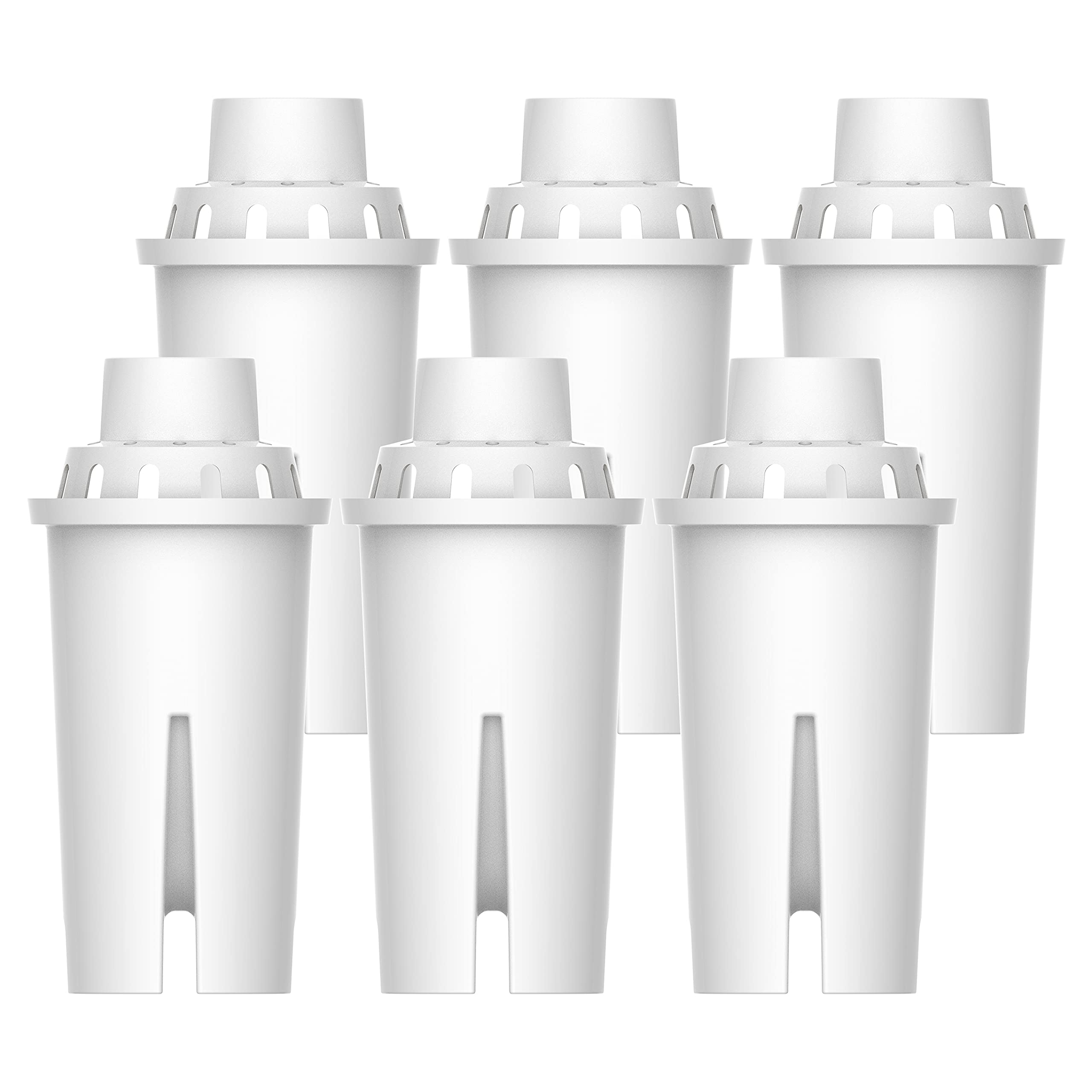 Maxblue Replacement Water Filter Cartridges for MB-PT-56BC, Reduces Chlorine, Taste and Odor, BPA Free (6 Packs)