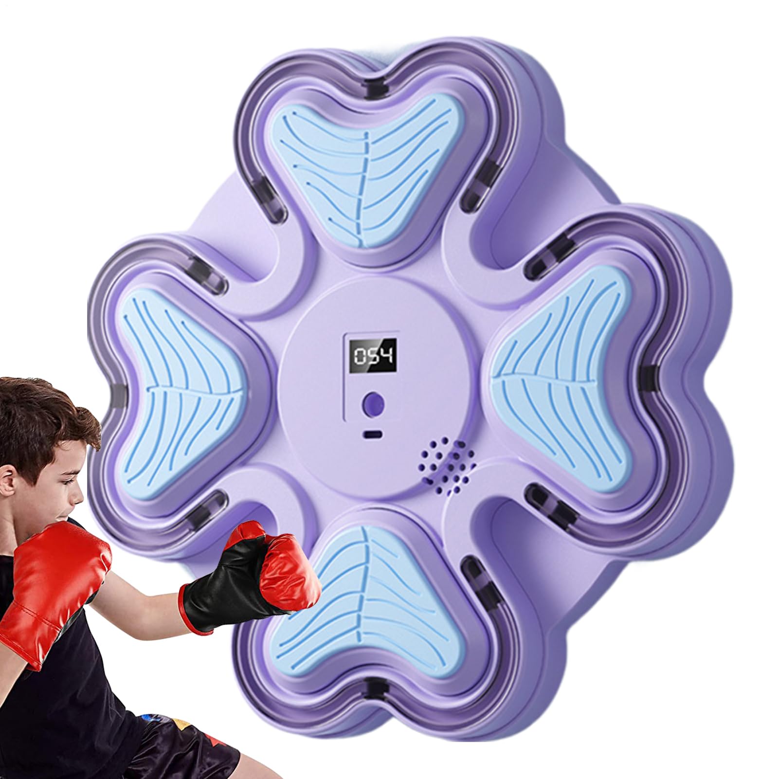Macchina di Boxe - Attrezzatura Sportiva con Intelligente | Boxe Intelligente per Allenamento | per Fitness Esercizio Reazione Palestra a Casa Ufficio Adulti e