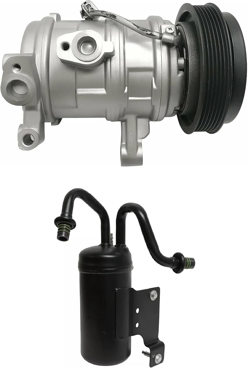 RYC Automotive Air Conditioning Compressor and Clutch Kit KT ED82-01 (Fits Dodge Ram 1500 3.7L, 4.7L 2008; Fits Dodge Ram 2500 3.7L, 4.7L 2008)