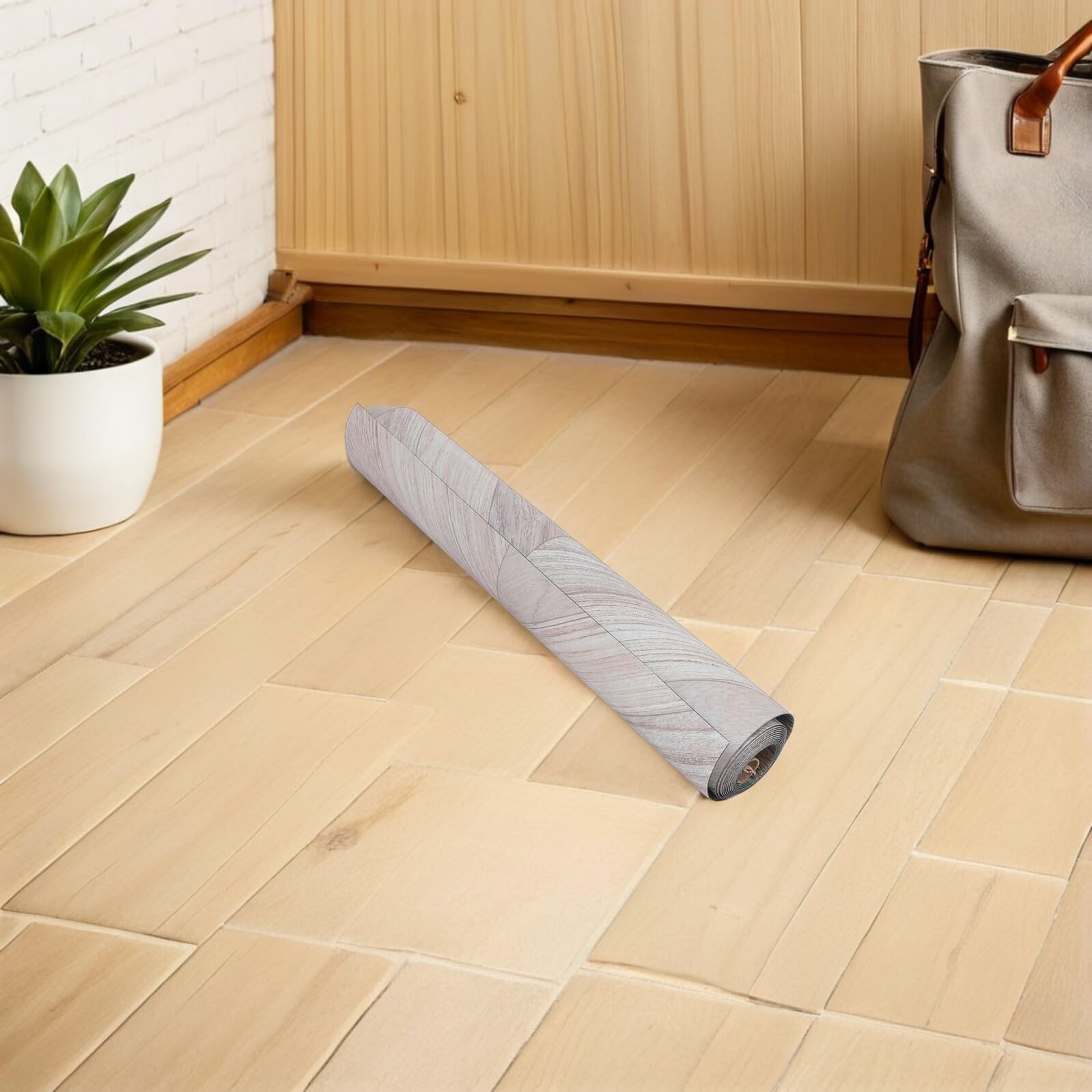 Vinilo Adhesivo para Suelo, Baldosas Despegables y Adhesivas Pvc Veta de Madera para Cocina y Baño